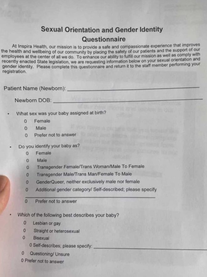 New Jersey Hospitals Spark Outrage Over Non-Binary Baby Labels!