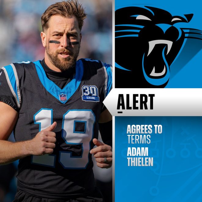 PANthers WR Adam Thielen's Shocking Contract Reversal Sparks Outrage!