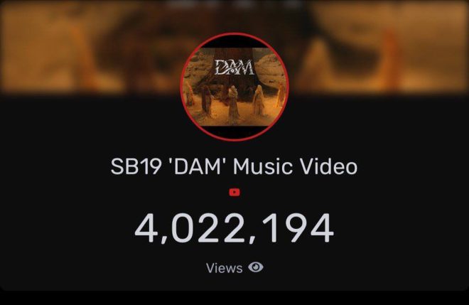 SB19's "DAM" Breaks Records: 4M Views in Just 24 Hours!