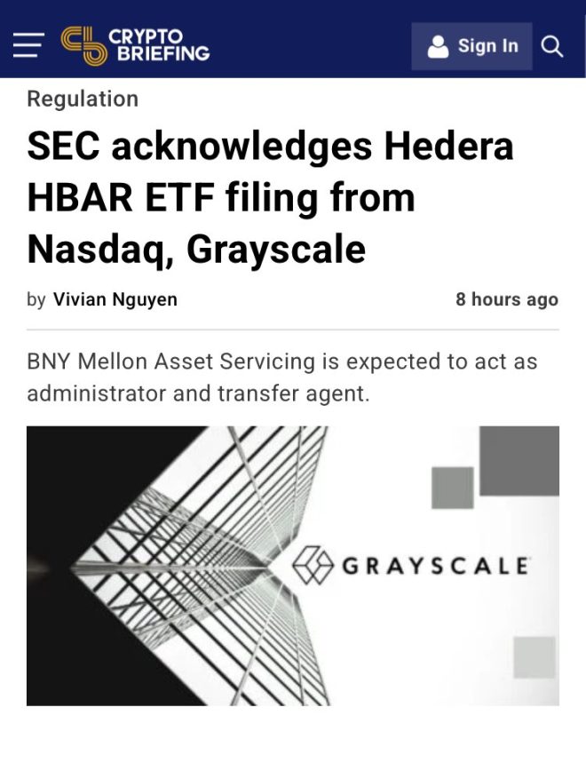 SEC's Shocking Nod to Grayscale's HBAR ETF: Market on Edge!