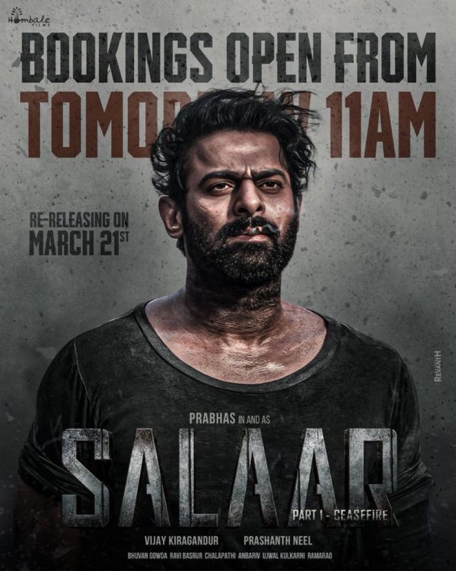 Salaar Re-release Bookings Open Tomorrow: Fans Split in Fury!