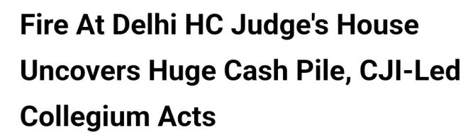 Shocking Delhi HC Judge Fire: Cash Found, Just a Transfer?