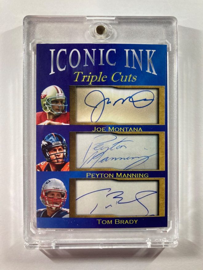 Shocking Giveaway: Legendary QBs Triple Auto Facsimile!