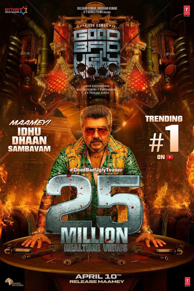 Shocking Revelations in Tharamaana Sambavam: Fans Divided!  
GBUTeaser Soars to 25M+ Views on YouTubeIndia!