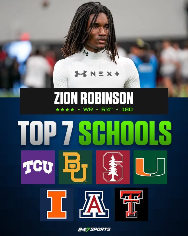 Shocking Twist: Zion Robinson's Top 7 Schools Ignite Controversy!