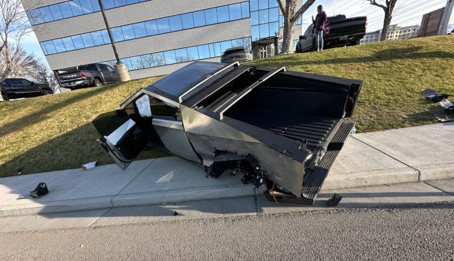 Tesla Cybertruck hailed as hero after surviving high-speed collision.