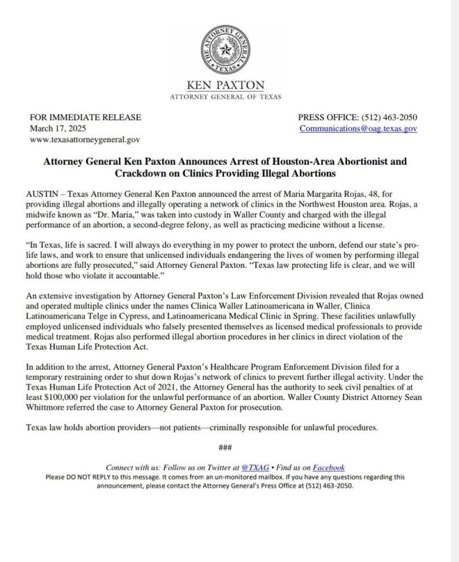 Texas Governor's Bold Stance: Unlicensed Abortions to Face Fury!
