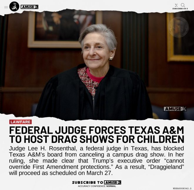 Texas Judge Defies Trump: Mandates Drag Shows for Kids!