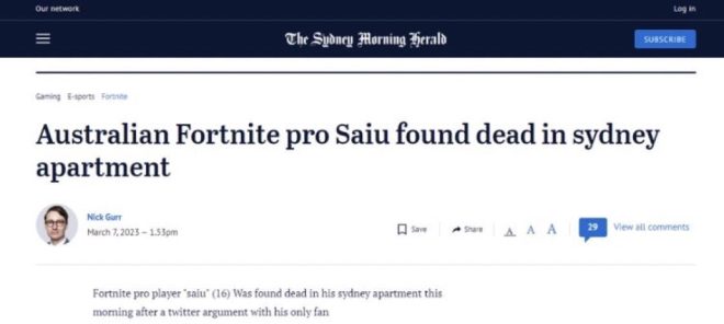 Tragic Death of Fortnite Pro "saiu": Baffling Circumstances
