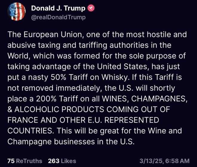 Trump's Champagne Tariff Threat: A Dangerous Trade War Ignites!