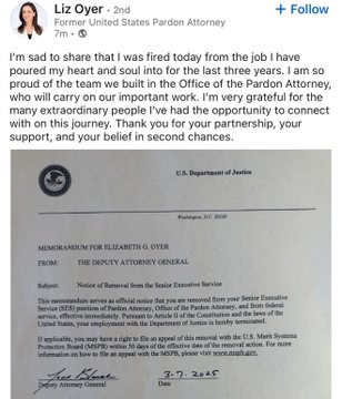 Trump’s Deputy Attorney General Axes Biden’s Pardon Attorney!