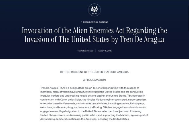 Trump's Shocking Move: Alien Enemies Act Opens Door to Arrests!