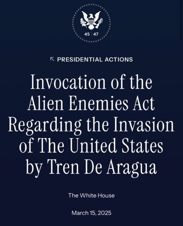 Trump's Shocking Move: Declares Tren de Aragua an "Invasion"
