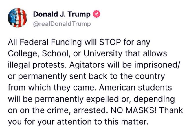 Trump's Shocking Plan: Cut School Funds, Deport Protesters!
