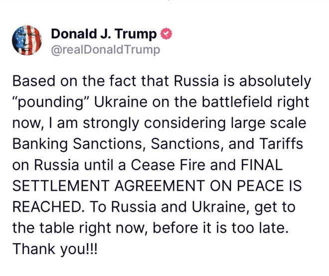 Trump's Ultimatum: Russia Faces Severe Sanctions Over Ukraine!