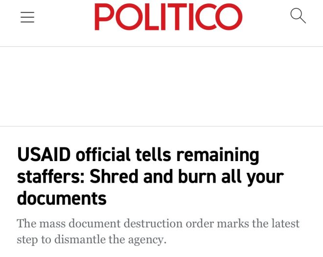 USAID Official Orders Document Destruction: Scandal Unfolds!