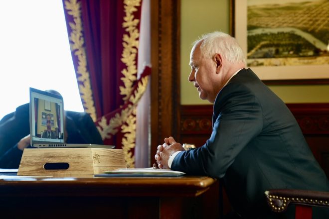 Walz Defies Trump: Secret Talks with Canadian Leaders Exposed!