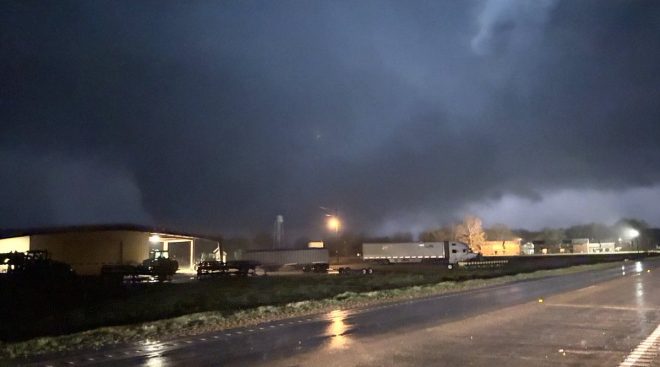 Wedge Tornado Strikes Sidon, MS: Devastation Unleashed at Midnight!