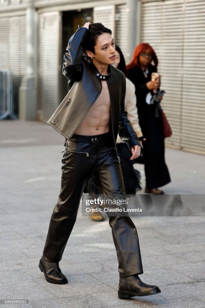 Wooyoung Sparks Fury in Controversial Courrèges Outfit at Paris FW
