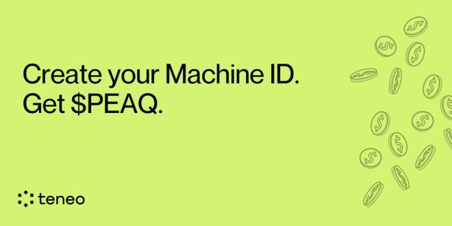 comes with a FREE lifetime supply of peaq tokens! Don't miss out on this exclusive offer and start earning rewards today. #peaq #Teneo #MachineEconomy #rewardingcontributors