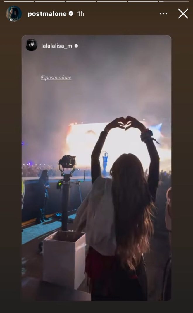 .@PostMalone’s Shocking IG Repost: LISA's Coachella Dilemma!