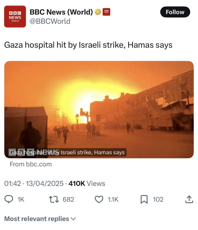 BBC's Double Standards: Bombing Coverage of Allies vs. Enemies