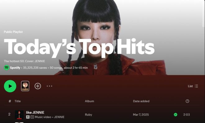 BLACKPINK's JENNIE Sparks Outrage by Dominating Spotify Again!