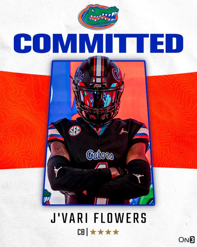 🚨BREAKING🚨 2025 Star CB J'Vari Flowers Shocks Fans with Gators!