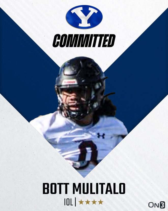 🚨BREAKING: 4-Star IOL Bott Mulitalo Shocks Fans by Choosing BYU!
