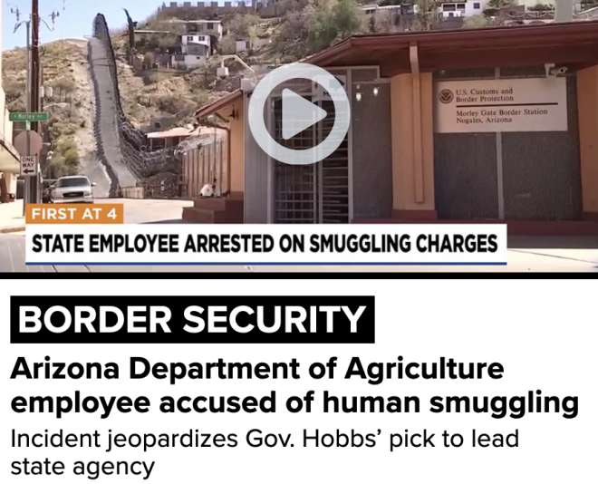 🚨 BREAKING: Arizona Scandal - State Employee Arrested for Human Smuggling!