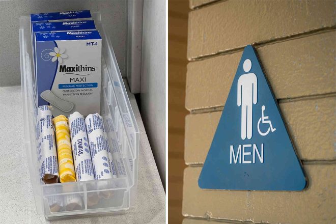 BREAKING: Baltimore Bill Sparks Outrage—Men's Rooms to Get Period Products!