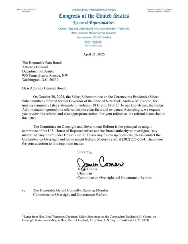 🚨 BREAKING: Cuomo Referred for Criminal Prosecution Amid Scandal!
