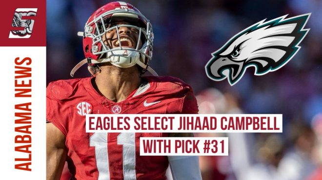 BREAKING: Eagles Shock Fans, Pick Controversial LB Jihaad Campbell!