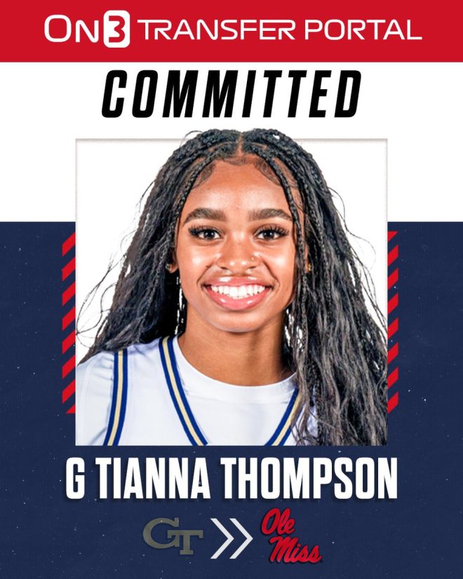 BREAKING: Georgia Tech's Tianna Thompson Shocks with Ole Miss Transfer!