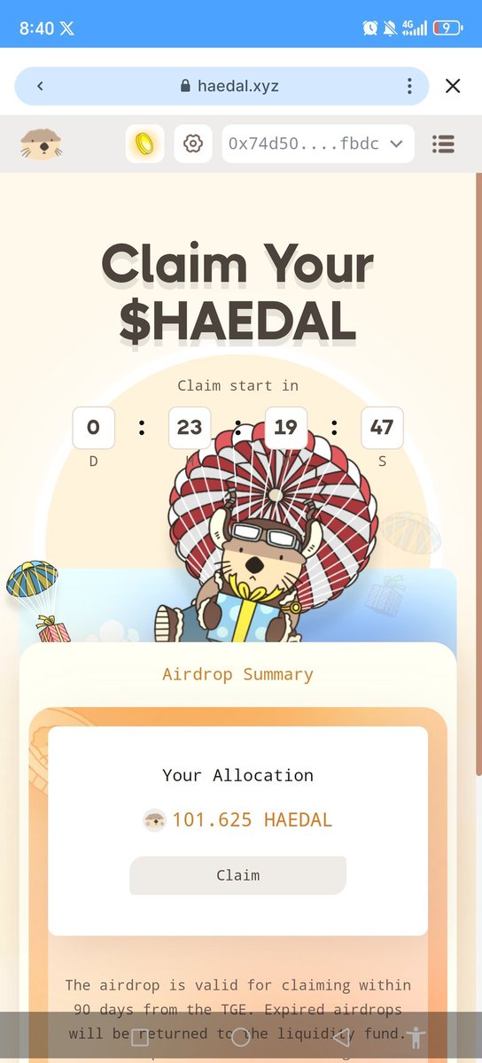 🚨 BREAKING: $HAEDAL Airdrop LIVE! Tomorrow’s Claim Sparks Chaos!