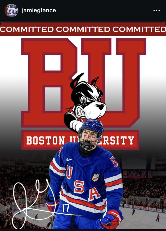 🚨BREAKING: Jamie Glance's Shocking Commitment Stuns Hockey World!