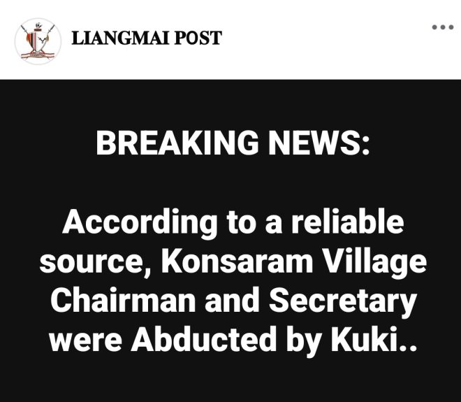 BREAKING: Kuki Allegedly Abducts Leaders, Escalates Manipur Tensions!