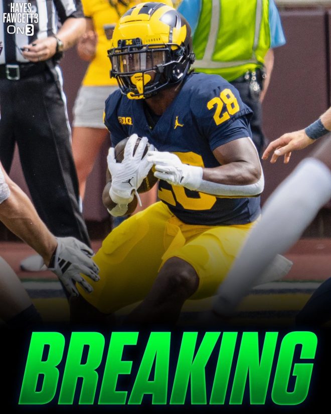 BREAKING: Michigan RB Benjamin Hall Shocks Fans, Enters Transfer Portal!