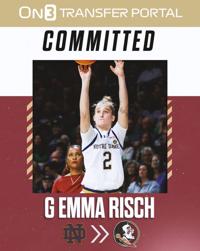 BREAKING: Notre Dame's Emma Risch Shocks with FSU Transfer!