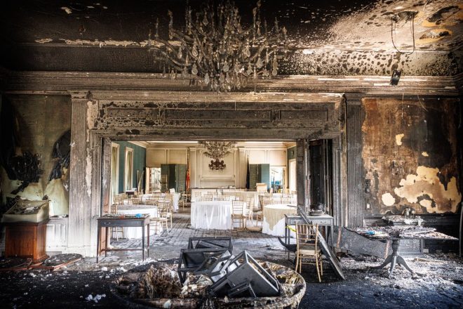 BREAKING: Shocking Photos of Arson at Governor Shapiro's Mansion!