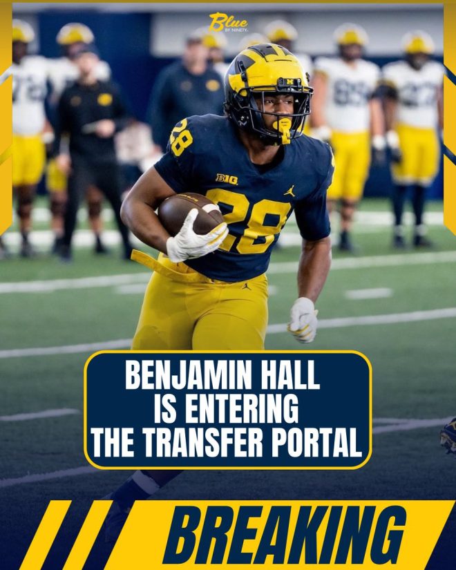 BREAKING: Star Michigan RB Benjamin Hall Shocks Fans, Transfers!