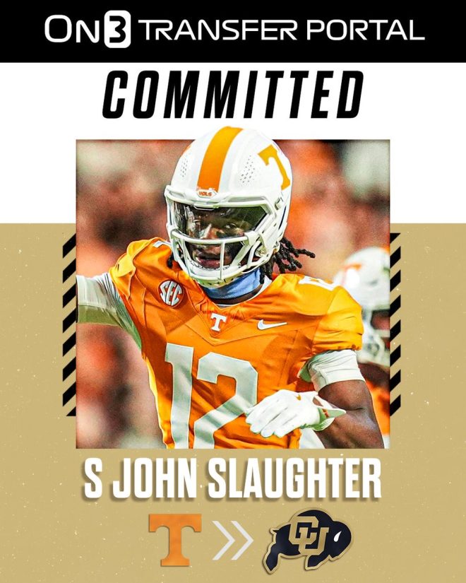 BREAKING: Tennessee Transfer John Slaughter's Shocking Move to Colorado!