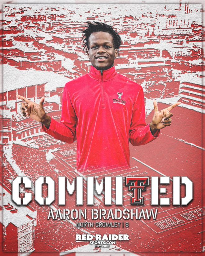 BREAKING: Texas Tech Stuns Rivals, Snags 4-Star Safety Aaron Bradshaw!