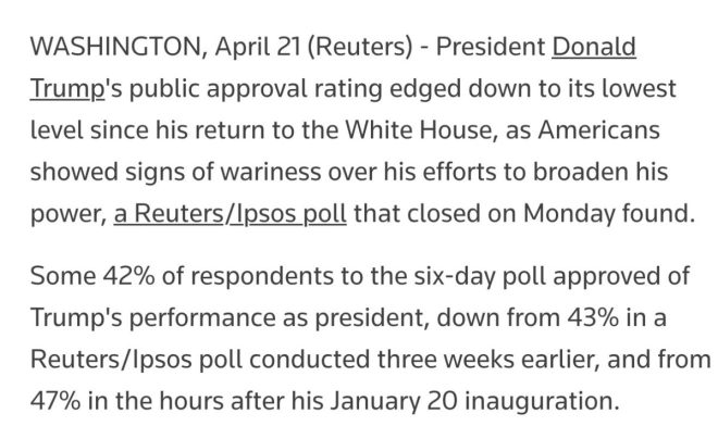 🚨 BREAKING: Trump's Approval Hits Shocking 42% - GOP in Crisis!