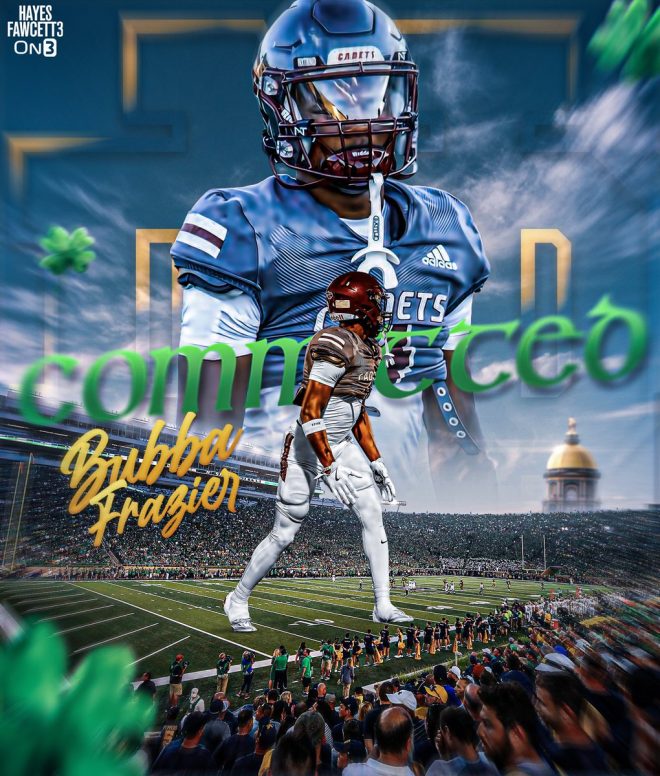 BREAKING: WR Bubba Frazier Chooses Notre Dame Over SEC Giants!