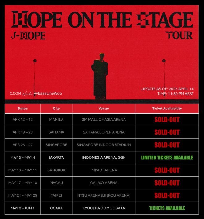 BREAKING: j-hope's Tour Tickets Selling Fast Amid Controversy!