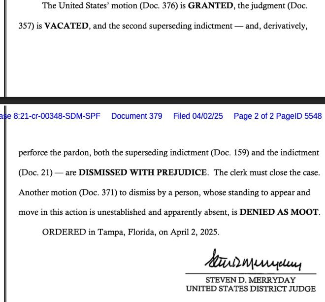 Breaking: Judge Dismisses Charges Against J6 Defendant Brown