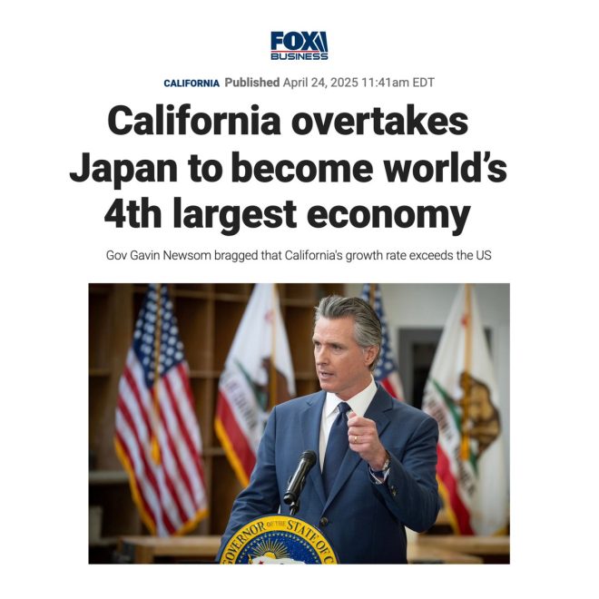 California's Economy Soars While Fox News Declares Doom!