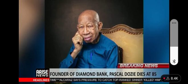 Death of MTN's Former Chairman, Chief Pascal Dozie at 85