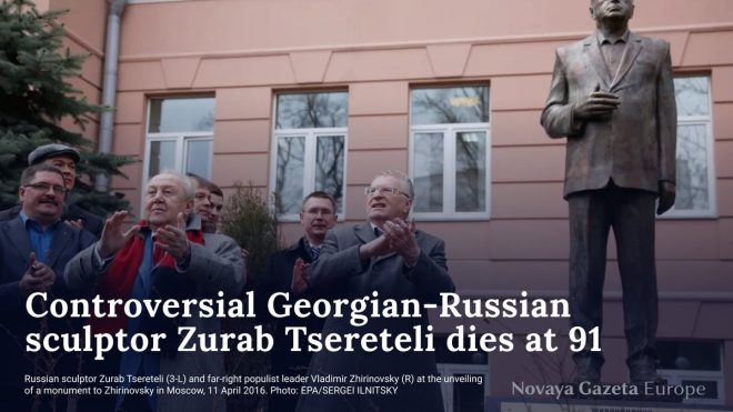 Death of Zurab Tsereteli, Iconic Sculptor and Painter at 91